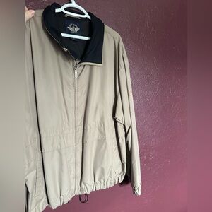 Dockers Men's Beige Windbreaker Jacket